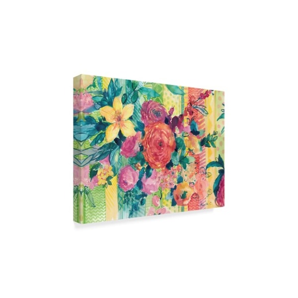 Marietta Cohen Art And Design 'Bohemian Flowers' Canvas Art,18x24